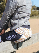 Laden Sie das Bild in den Galerie-Viewer, Children’s Riding Tights - WHITE &. GOLD TIGER