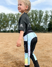 Charger l'image dans la galerie, Collants d'équitation Enfant - PASTEL TIE DYE