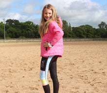 Charger l'image dans la galerie, Collants d'équitation Enfant - PASTEL TIE DYE