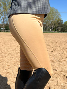 Unlined Riding Tights - BEIGE
