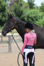 Load image into Gallery viewer, Baselayer Top - BABY PINK WITH MESH FRONT