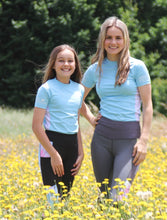 Load image into Gallery viewer, Children’s High Neck T-Shirt - SKY BLUE