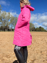 Charger l'image dans la galerie, Veste Longue Matelassée - HOT PINK