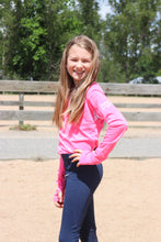 Charger l'image dans la galerie, Collant d'équitation enfant - MARINE (avec poche zippée)