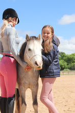 Laden Sie das Bild in den Galerie-Viewer, Reitleggings für Kinder – DUSTY PINK (mit Reißverschlusstasche)