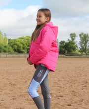 Laden Sie das Bild in den Galerie-Viewer, Steppjacke für Kinder – HOT PINK