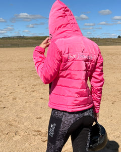 Quilted Jacket - HOT PINK
