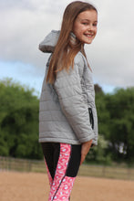 Laden Sie das Bild in den Galerie-Viewer, Reitleggings für Kinder – PINK LEOPARD