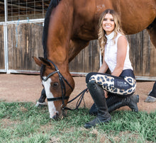 Load image into Gallery viewer, Lined Riding Tights - LEOPARD PRINT