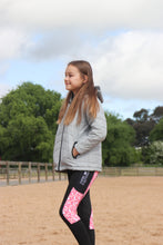 Laden Sie das Bild in den Galerie-Viewer, Reitleggings für Kinder – PINK LEOPARD