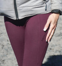 Load image into Gallery viewer, Block Colour Tights- BERRY