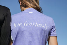 Load image into Gallery viewer, High Neck T-Shirt - SPECKLED LILAC