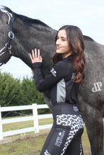 Load image into Gallery viewer, Baselayer Top- UNISEX BLACK WITH GREY MESH