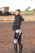 Load image into Gallery viewer, Thermal Fleece Lined Riding Tights - PASTEL LEOPARD