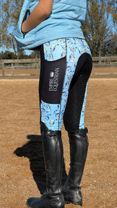 Unlined Riding Tights - BLUEY