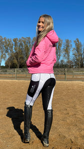 Ungefütterte Reitleggings – GRAUES BAMBI