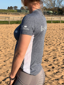 T-Shirt Col Rond - MARINE MACHETÉE