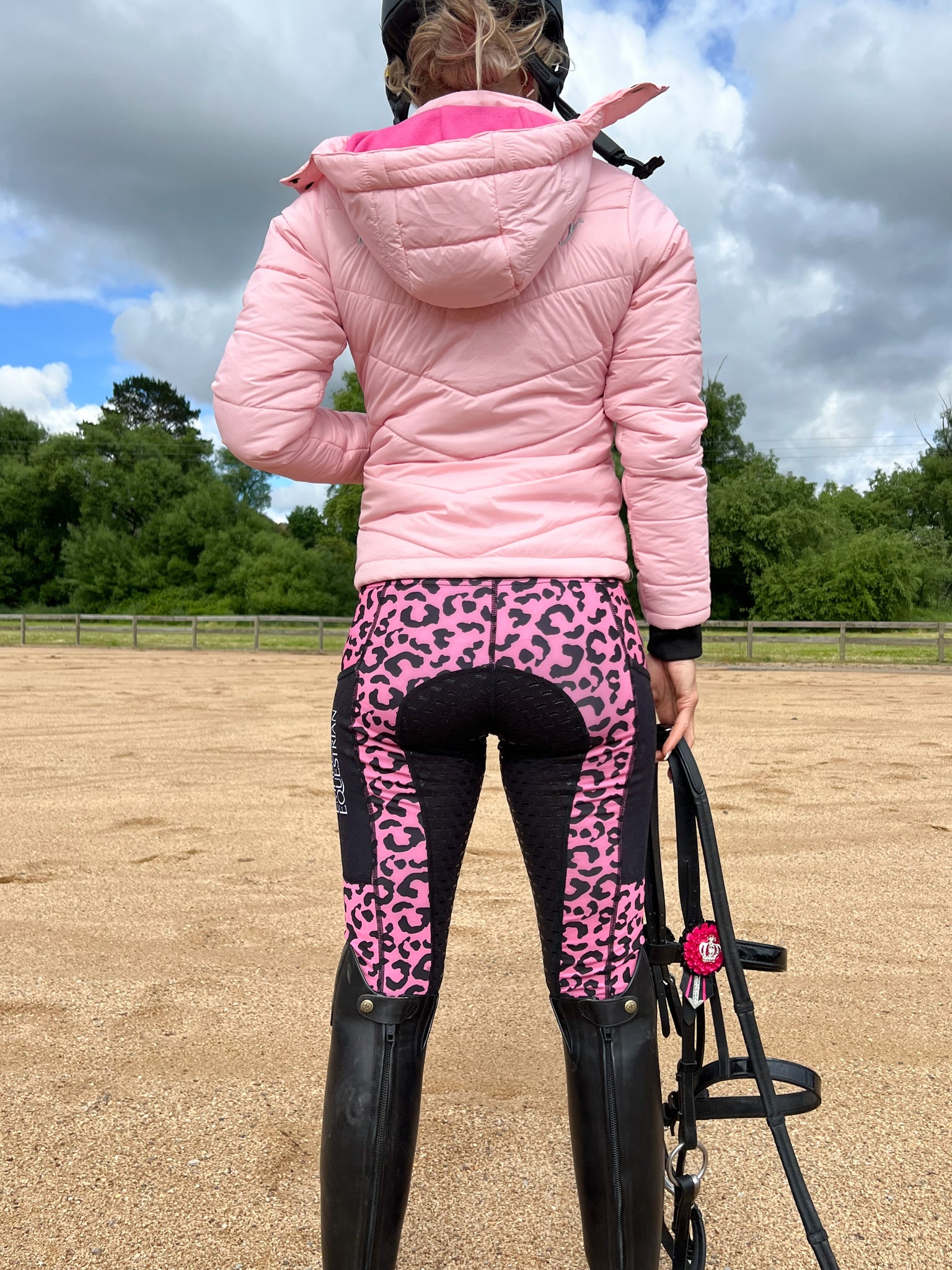 Unlined Riding Tights - PINK LEOPARD 2021 EDITION – Empire Equestrian