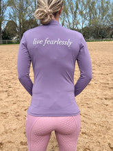 Load image into Gallery viewer, Thermal Fleece Lined Baselayer Jacket - LILAC