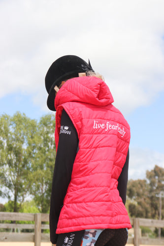 Quilted Vest - RED