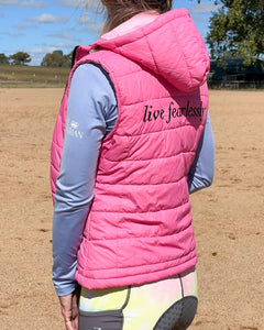 Quilted Vest - BABY PINK