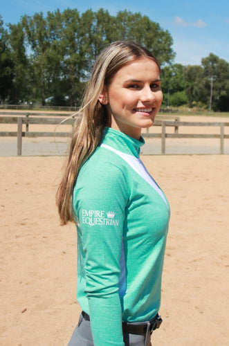 Baselayer-Oberteil – MINT MIT MESH-VORDERSEITE