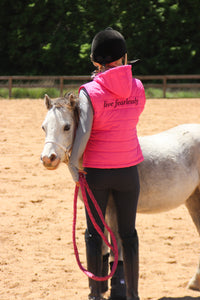 Quilted Vest - HOT PINK