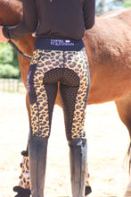 Load image into Gallery viewer, Thermal Fleece Lined Riding Tights - LEOPARD PRINT 2022
