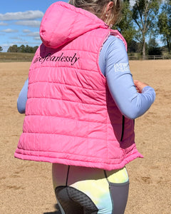 Quilted Vest - BABY PINK