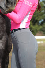 Load image into Gallery viewer, Thermal Fleece Lined Riding Tights - GREY