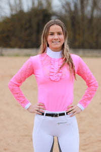 Competition Lace top - PINK