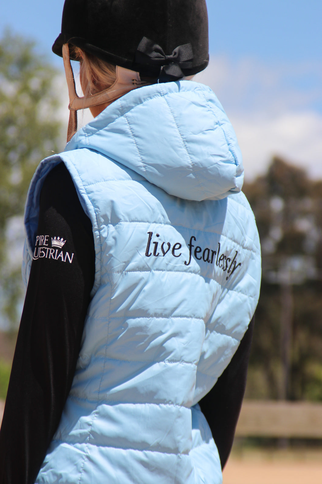 Quilted Vest - SKY BLUE