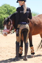Load image into Gallery viewer, Thermal Fleece Lined Riding Tights - LEOPARD PRINT 2022