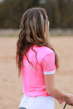 Load image into Gallery viewer, Competition Lace top - PINK