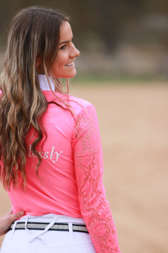 Competition Lace top - PINK