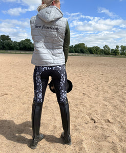 Thermal Fleece Lined Riding Tights - SNAKESKIN 2022