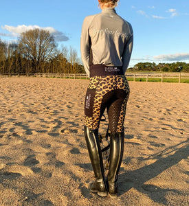 Ungefütterte Reitleggings – LEOPARD PRINT 2021 EDITION