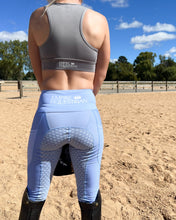 Load image into Gallery viewer, Mesh Riding Tights - SKY BLUE