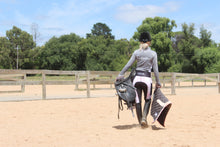 Charger l&#39;image dans la galerie, Collant d&#39;équitation non doublé - MARBRE ROSE