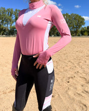 Load image into Gallery viewer, Baselayer Top - BABY PINK WITH MESH FRONT