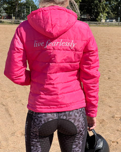 Steppjacke – HEIßES PINK