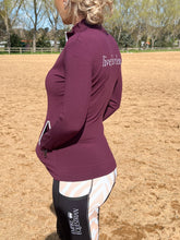 Load image into Gallery viewer, Thermal Fleece Lined Baselayer Jacket - BERRY