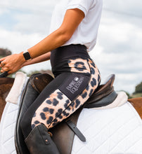 Load image into Gallery viewer, Unlined Riding Tights - LEOPARD PRINT