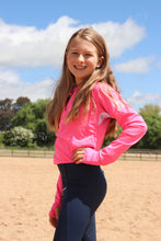 Charger l&#39;image dans la galerie, Collant d&#39;équitation enfant - MARINE (avec poche zippée)