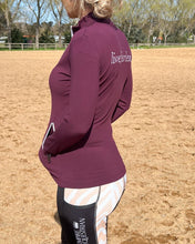 Load image into Gallery viewer, Thermal Fleece Lined Baselayer Jacket - BERRY