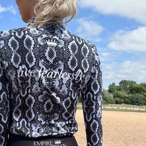 Baselayer top - SNAKESKIN